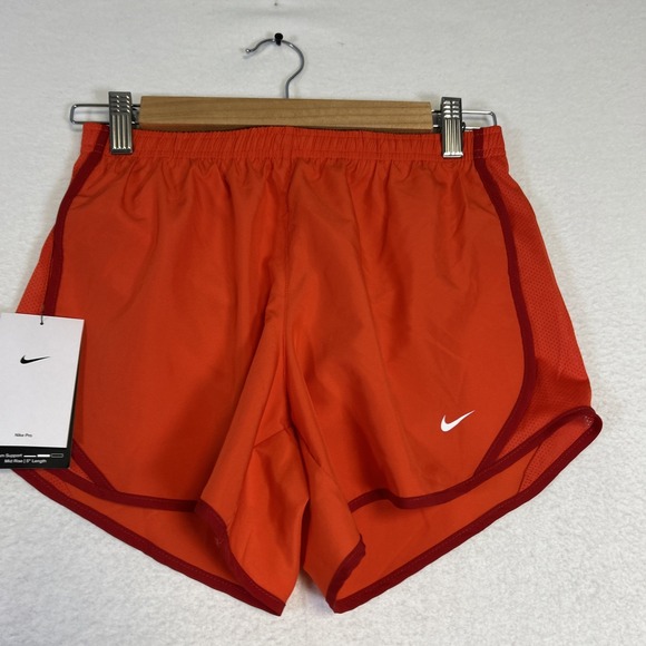 Nike Pants - Nike Dri-Fit Womens Large Tempo Mid-Rise Lined Running Shorts Red 848196-696